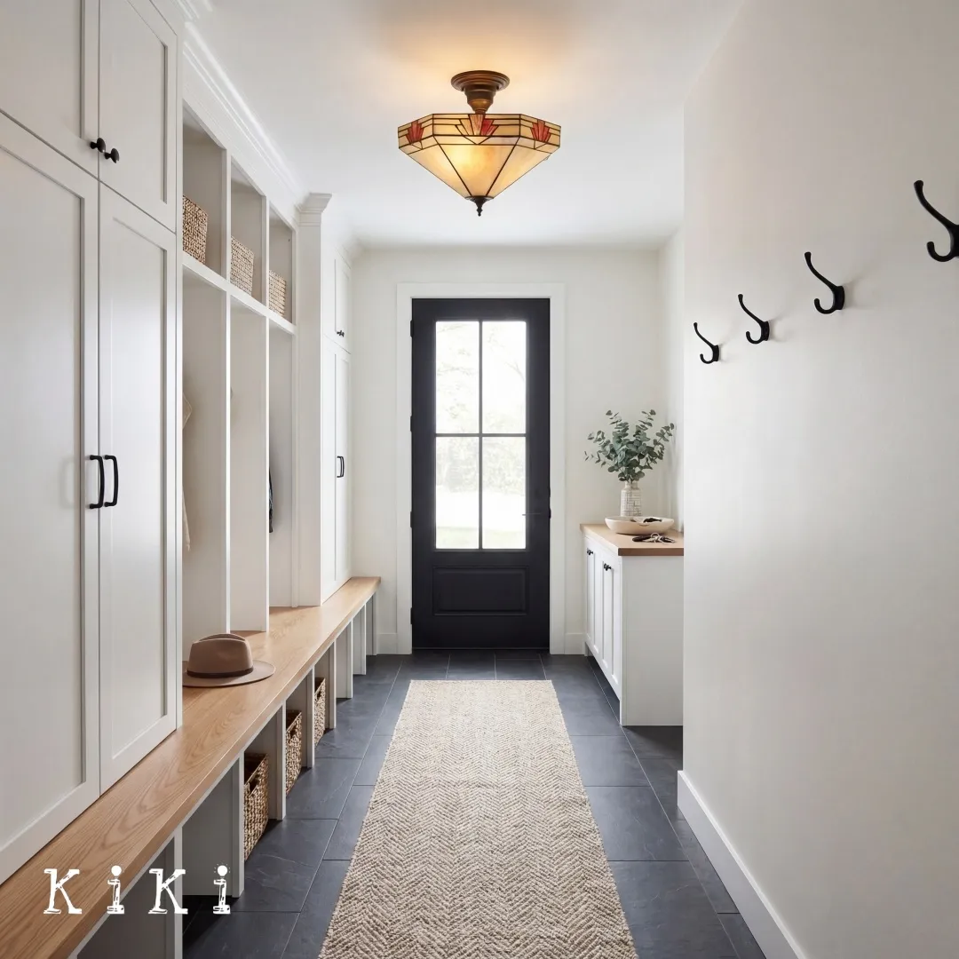 TF Nevada Glass Ceiling Light - Classic Artisan Stylish Lighting for Indoor Spaces KL1769