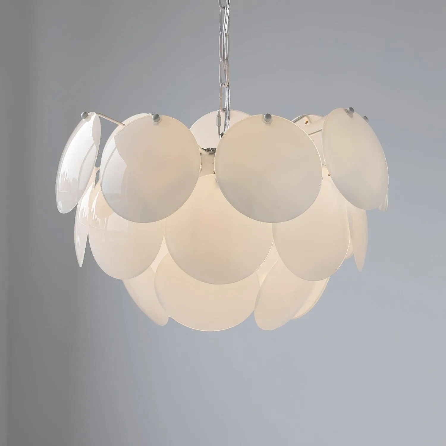Luxury Fashion Luminous Petal Glass Chandelier KL472