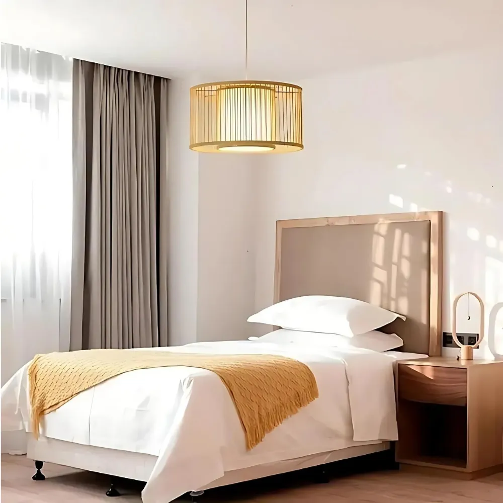 Night Butterfly Bamboo Pendant Light D900