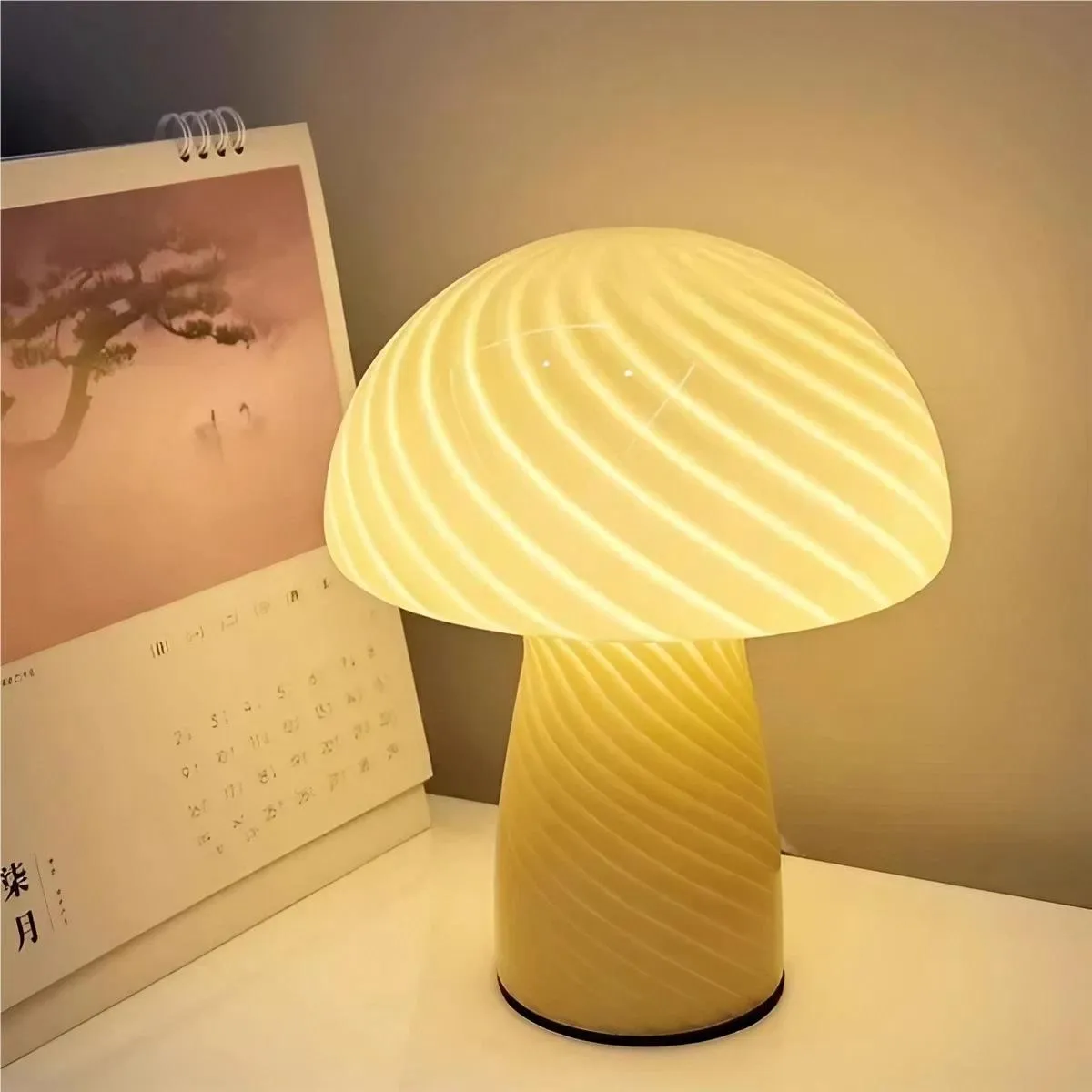 Modern Design Stained Glass Mushroom Lamp KL35