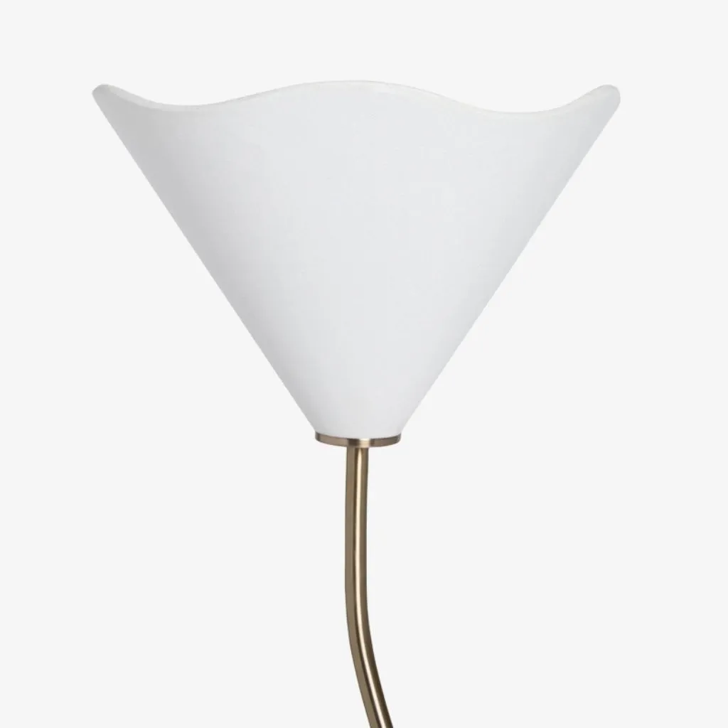 Kysara Floor Lamp - Dual-Stem Floral Design are Suitable for Placement in the Living Room or Bedroom or Study KL1634