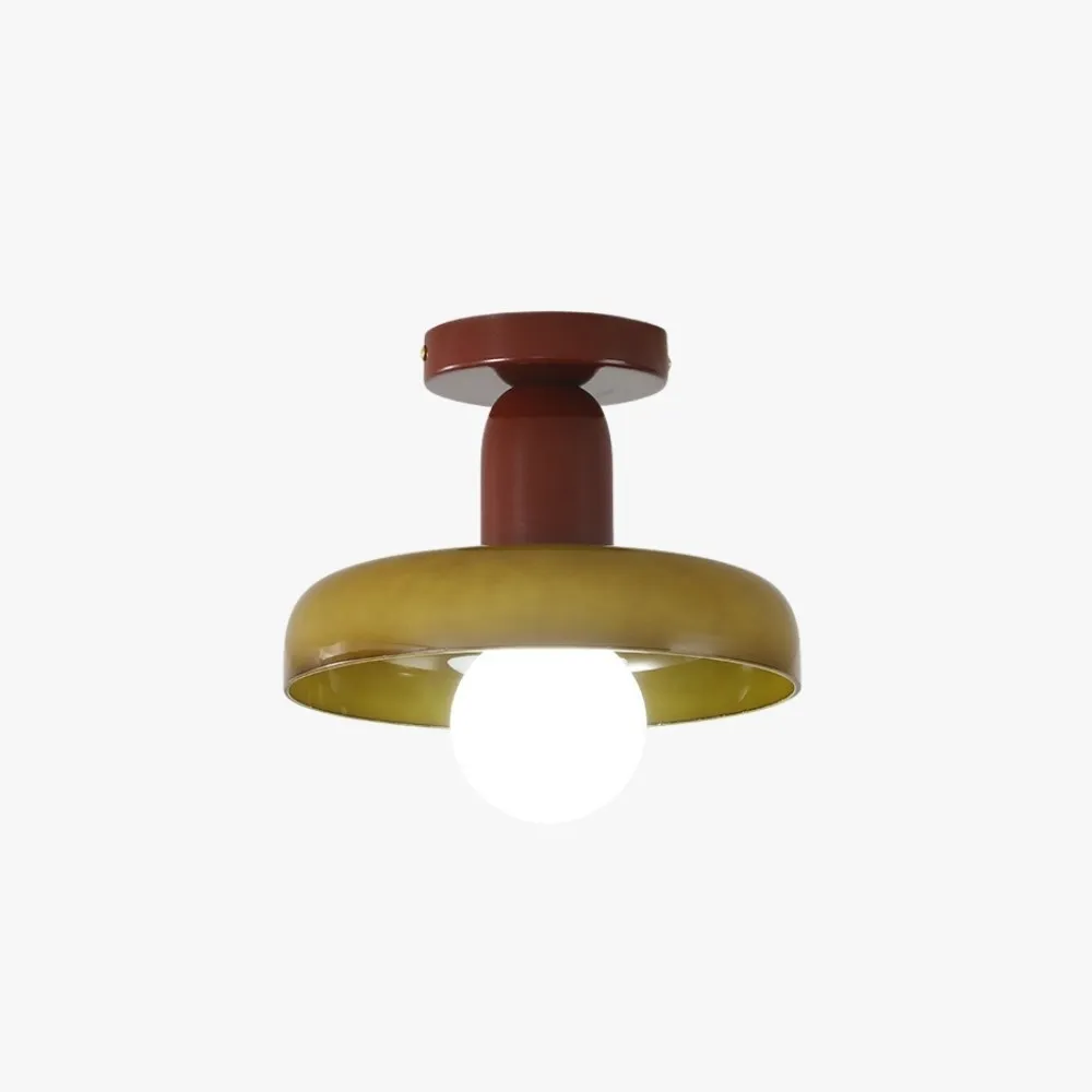 Bauhaus Macaron Glass Disc Ball Ceiling Light KL919