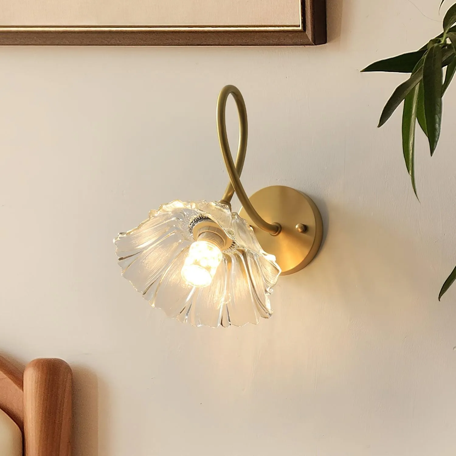 Century Lotus Leaf Wall Lamp KL298