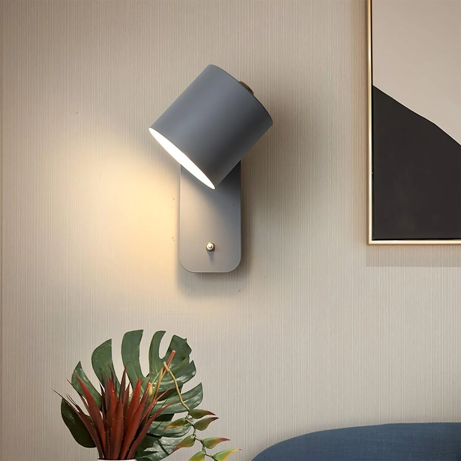 Modern Minimalist Swivel Cylinder Wall Sconce KL02