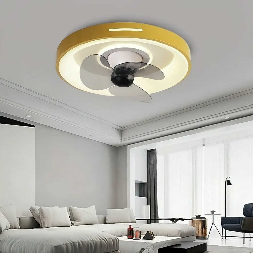 Modern Slient LED Ceiling Fan Light for Bedroom KL931