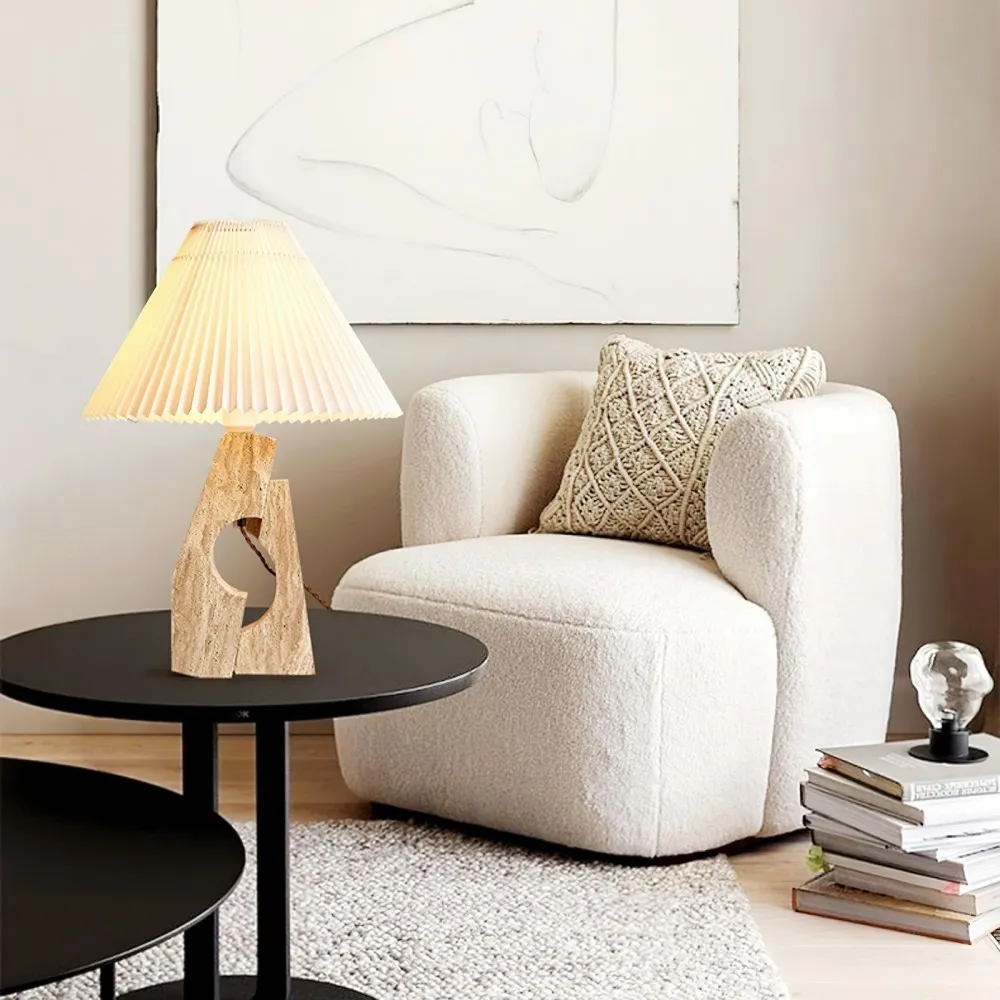 Modern Artistic Stone Pillar Table Lamp KL870