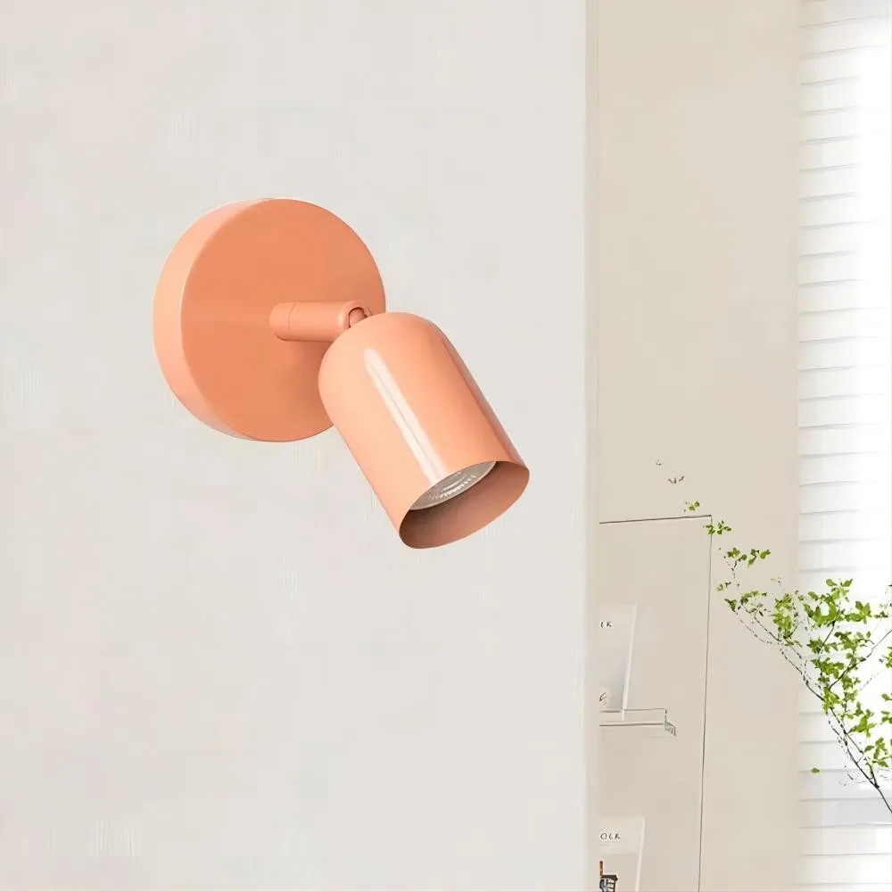 Colorful Bauhaus Cylinder Wall Lamp - Modern Ambient Light for Living Spaces KL15
