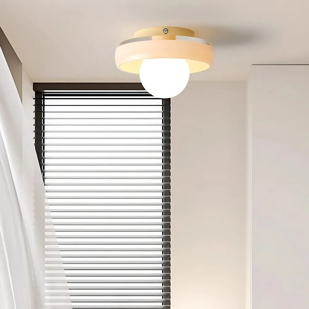 Colorful Glass Disc Orb Wall Ceiling Lamp KL915