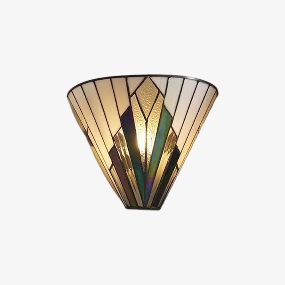Astolyn Tiffany Artistic Glass Design Wall Lamp - Hallway Radiance KL1572