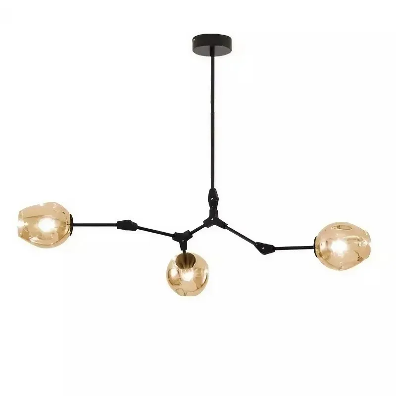 Branching bubble chandelier