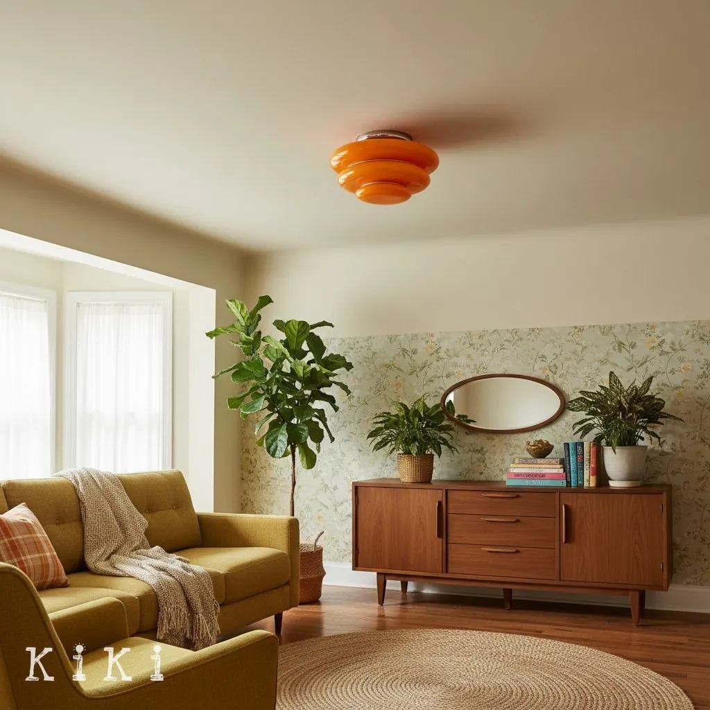 Cirren Layered Glass Ceiling Light - Artistic Sculptural Design Ceiling Lamp for Dining Area KL2126