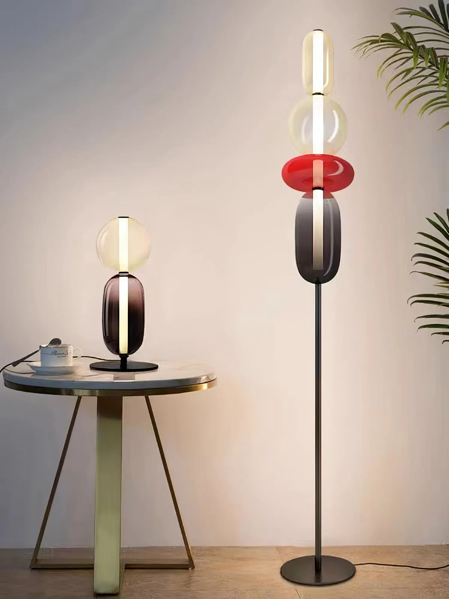 Nordic Minimalist Creative Luxury Gourd Glass Table Lamp KL278