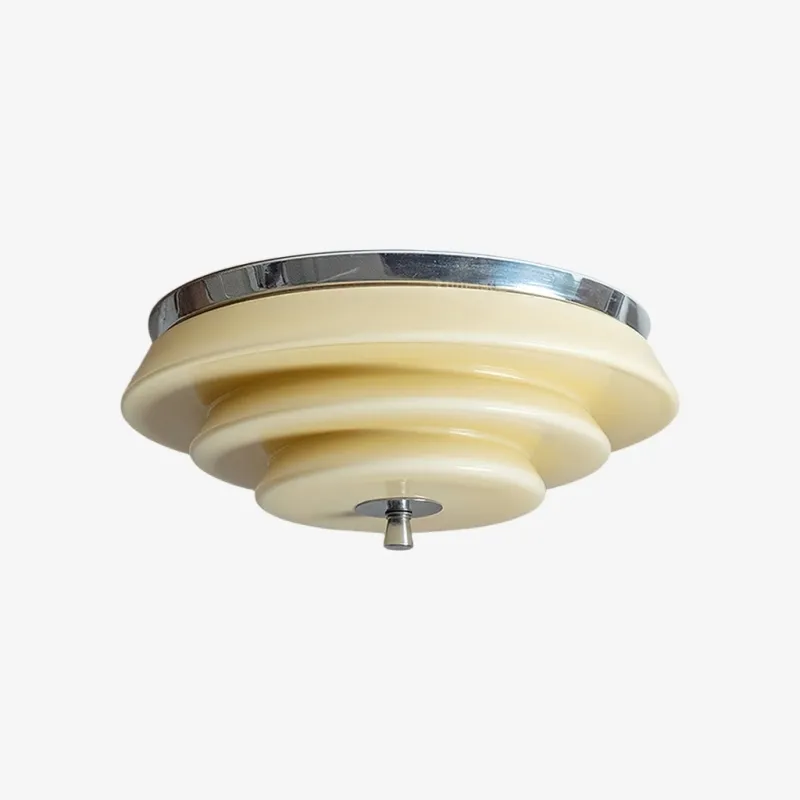 Mallew Cream Style Ripple Ceiling Light- Vintage Inspired Lamp for Living Room KL2251
