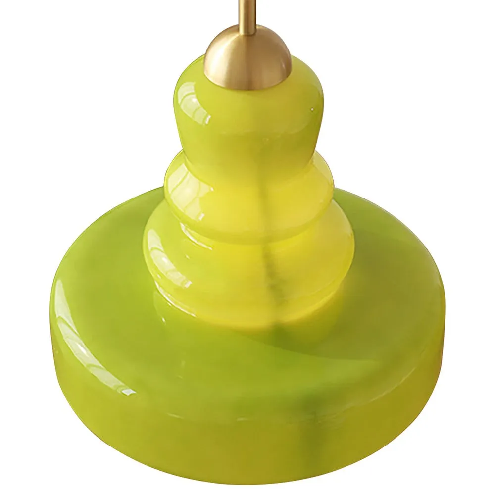 Mid Century Modern Gourd Glass Pendant Light KL132