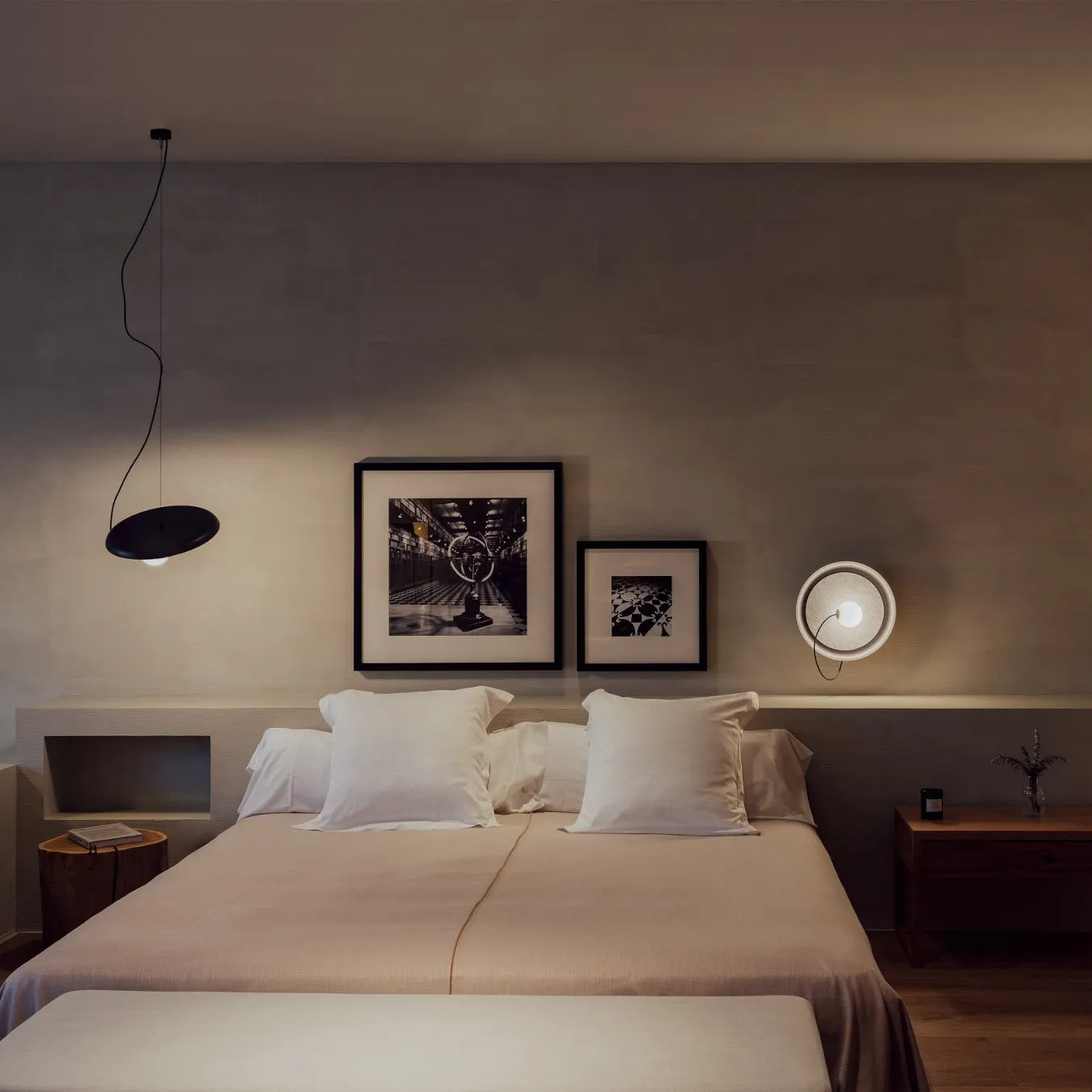 Acoustic Disc Pendant Lamp D448