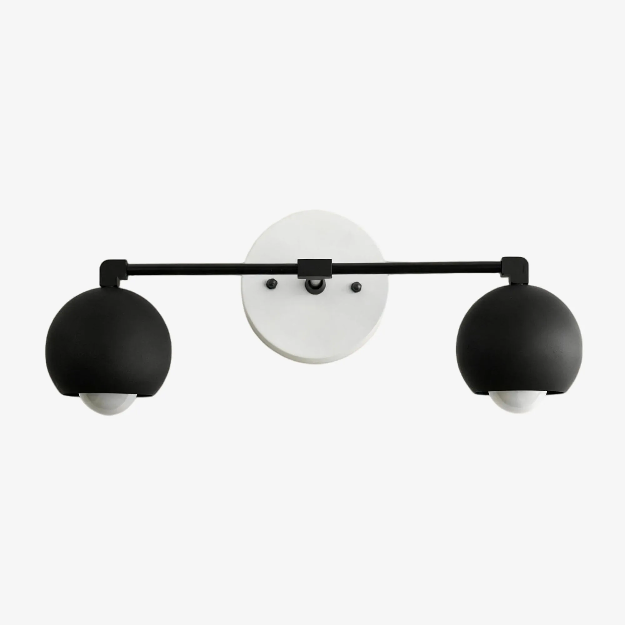 Metio Dome Decorative Vanity Light - Classic Orb Shade Bathroom Wall Lamp KL1424