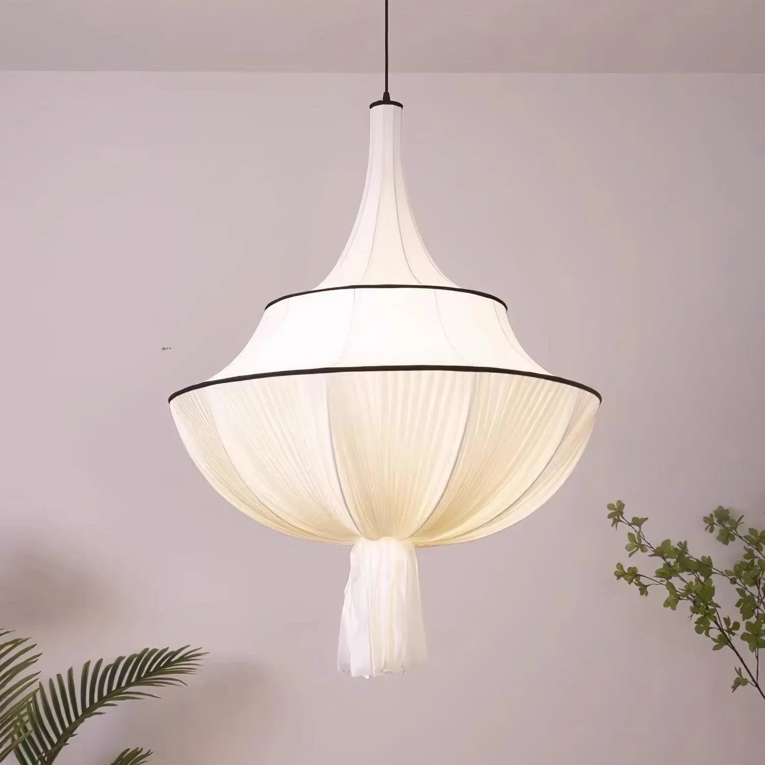 Fabric Art Decorative Pendant Lamp KL483