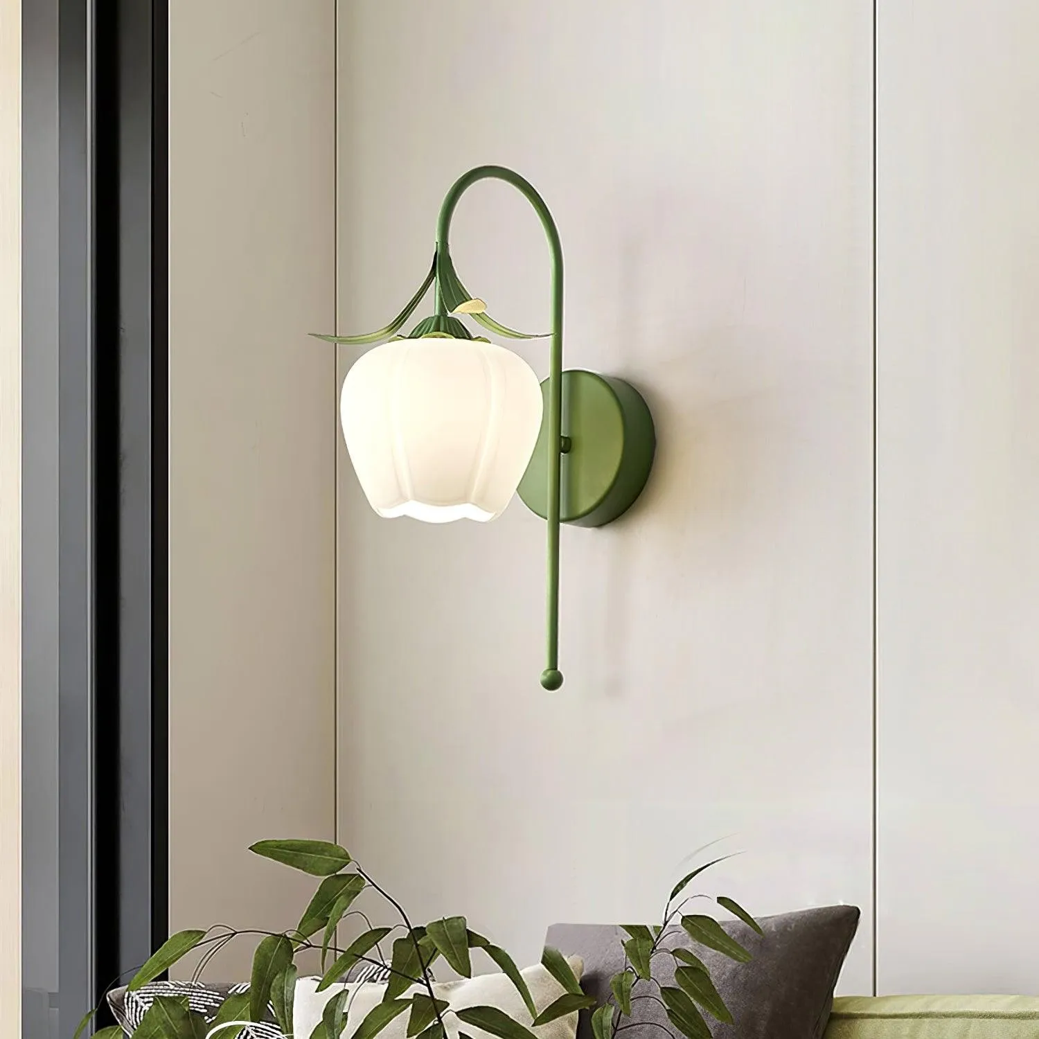 French Cream Style Flower Wall Lamp KL473