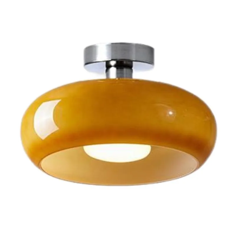 Bauhaus Style Vintage Glass Ceiling Light KL49