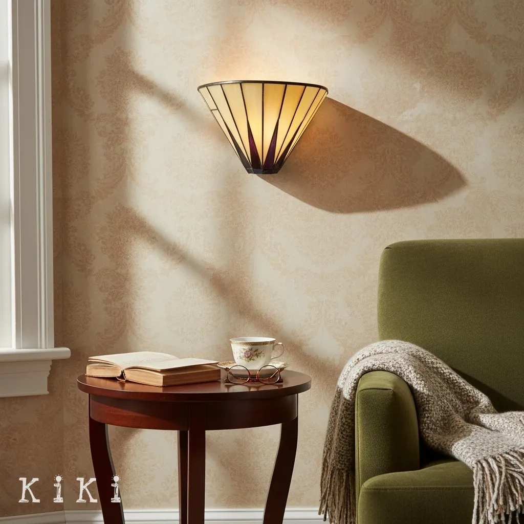 TF Dark Star Geometric Glass Wall Light - Elegant Colorful Glass Sonce for Home KL1880