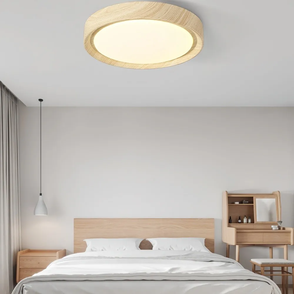 Vintage Scandinavian Round Energy LED Ceiling Lamp KL169