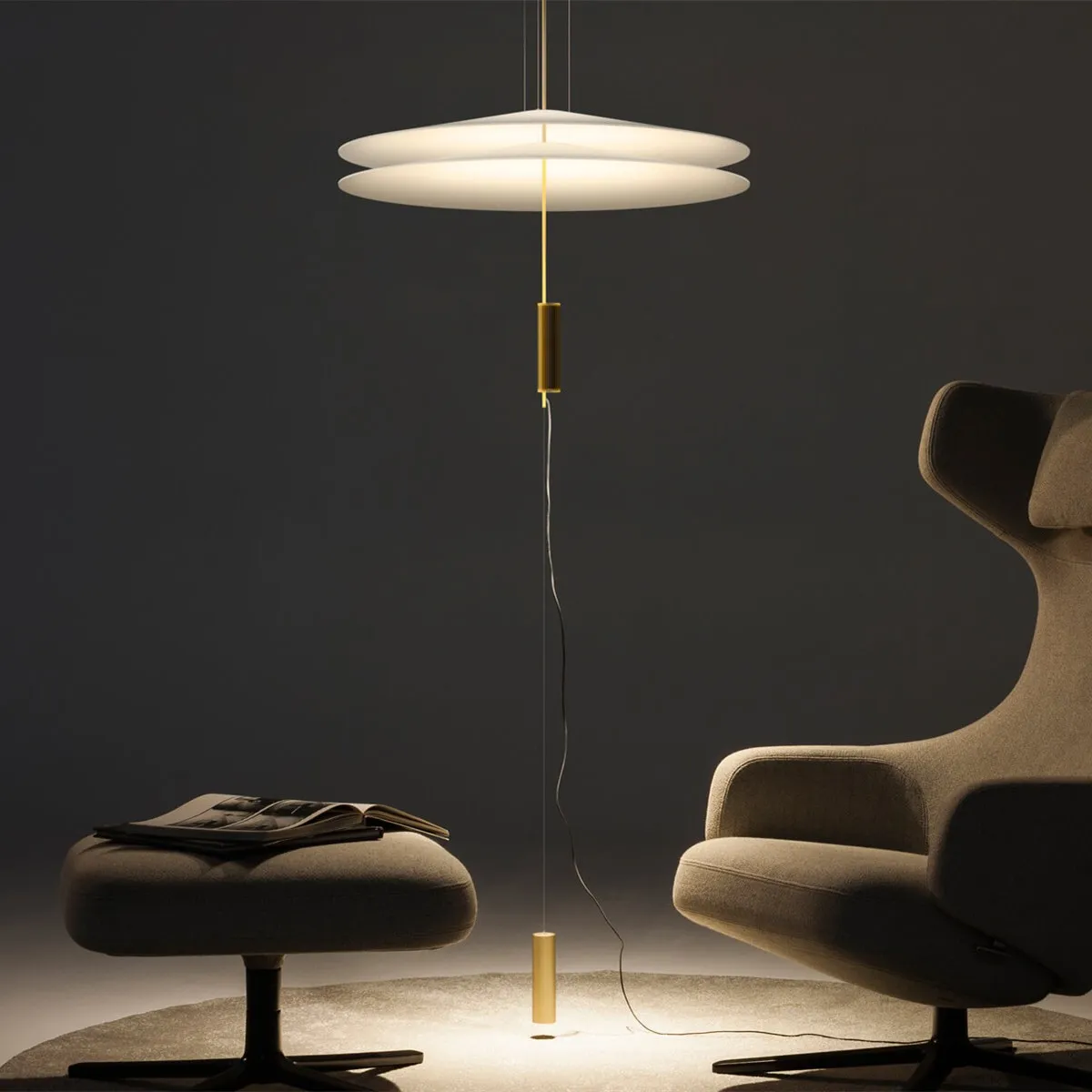 Flamingo Layered Pendant Light - Elegant Modern Lighting for Lounge and Hall
