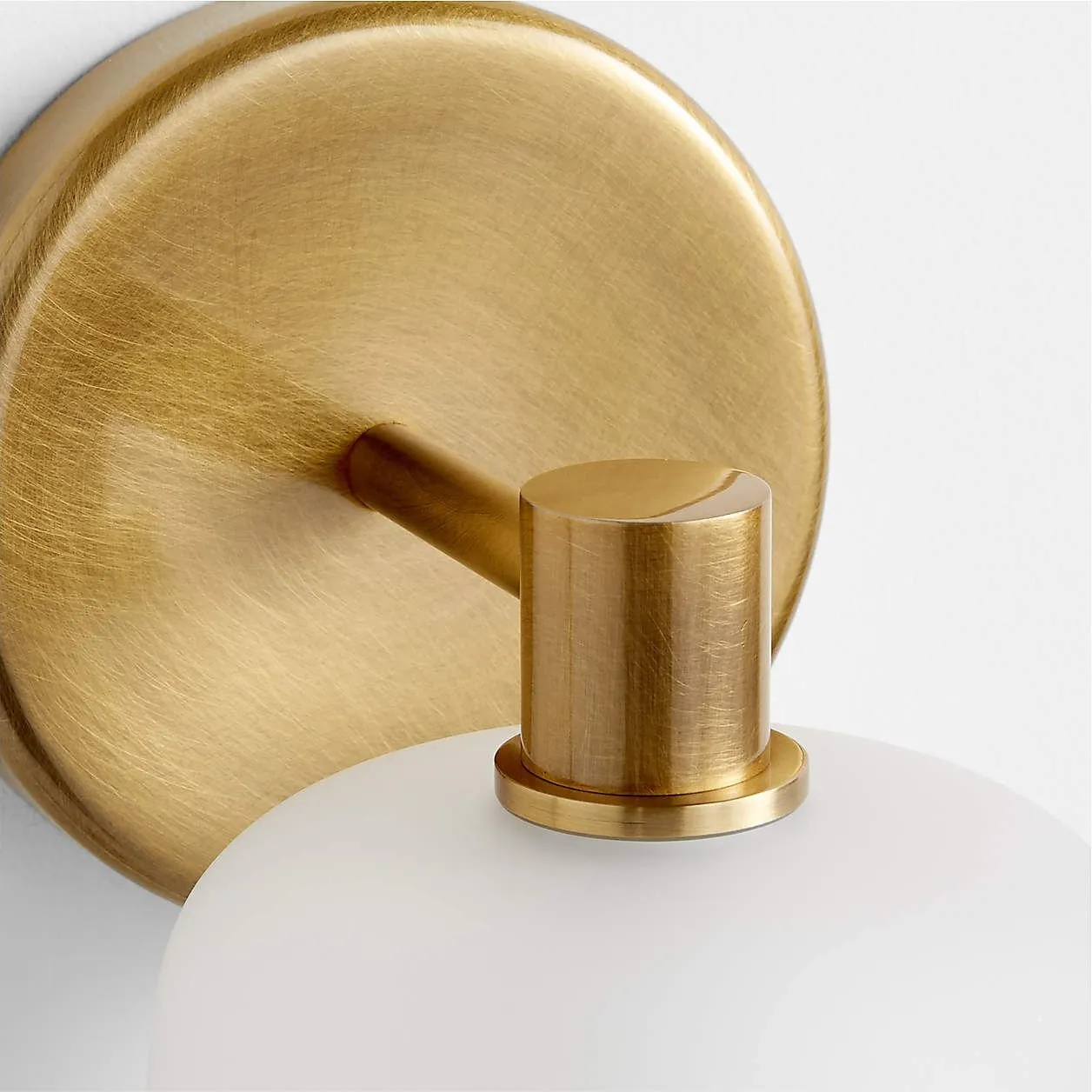 Lirra Frosted Glass Cylinder Wall Lamp - Modern Minimal Bathroom Vanity KL1698