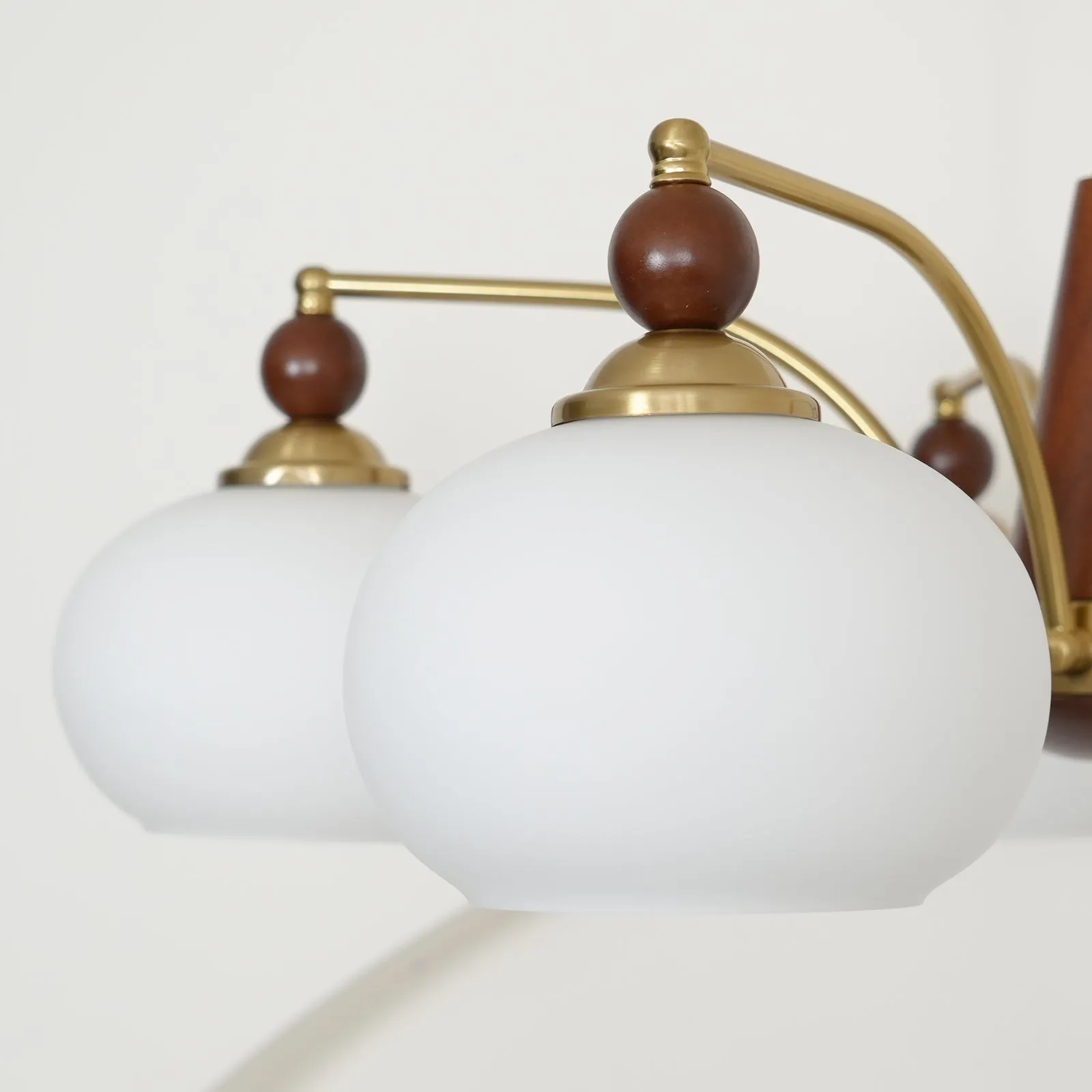 Vintage Multihead Persimmon Chandelier KL609