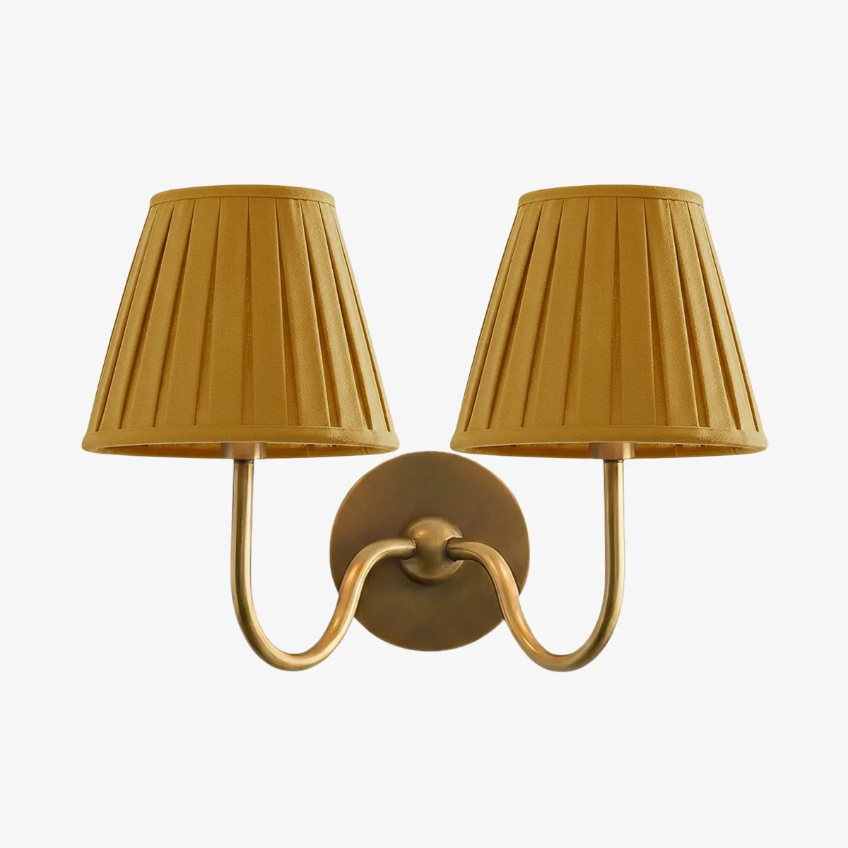 Luvora Vintage Pleated Shade Wall Lamp - Refined Linen Sconce For Bathroom or Corridor KL1272