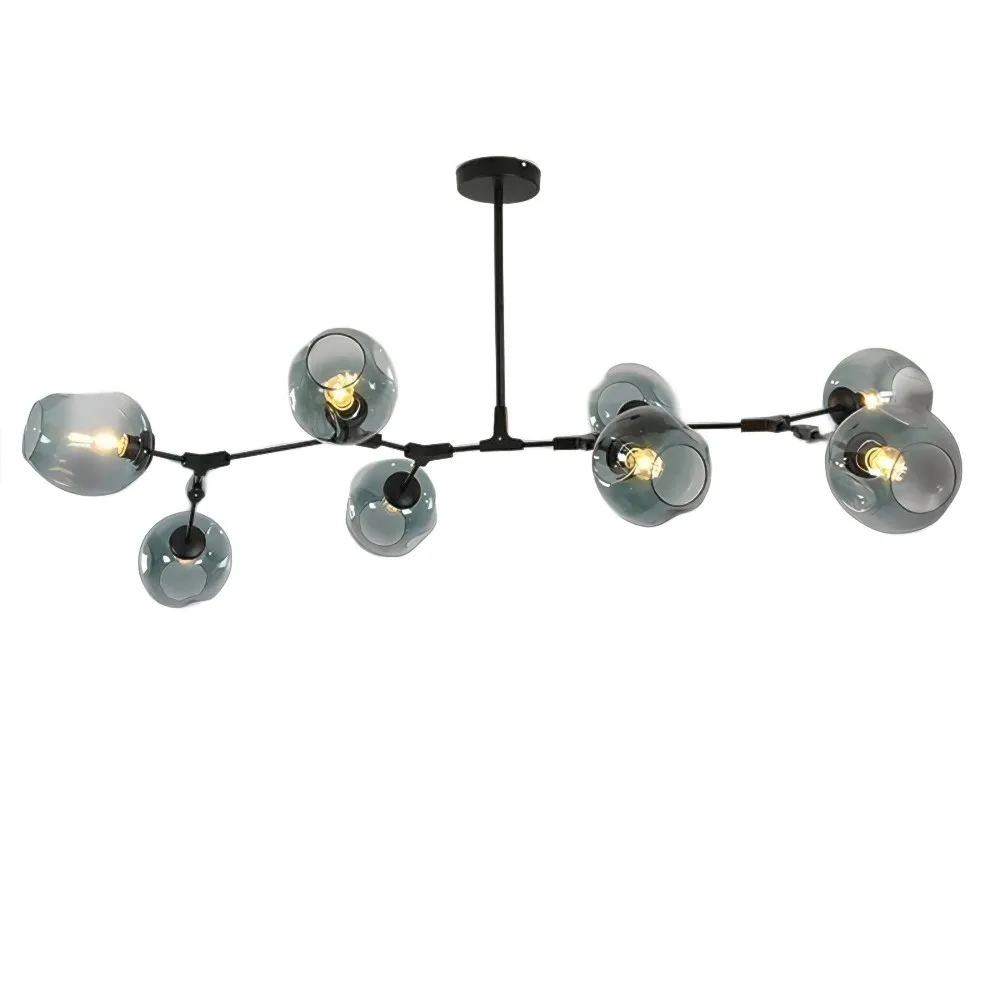 Branching bubble chandelier