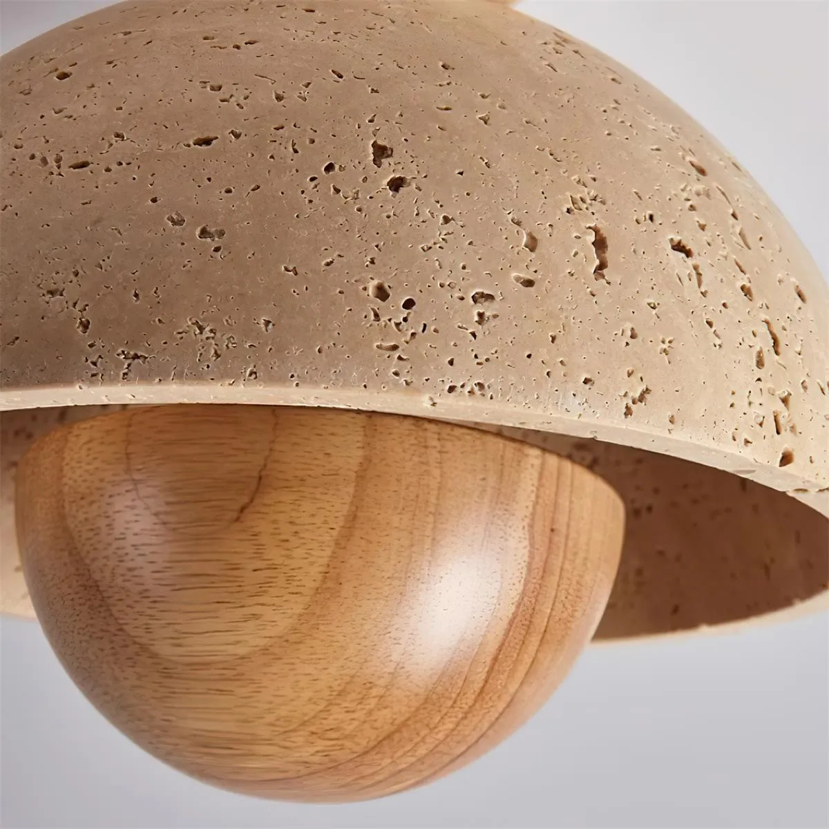 Japanese Wooden Inverted Ceiling Light KL695