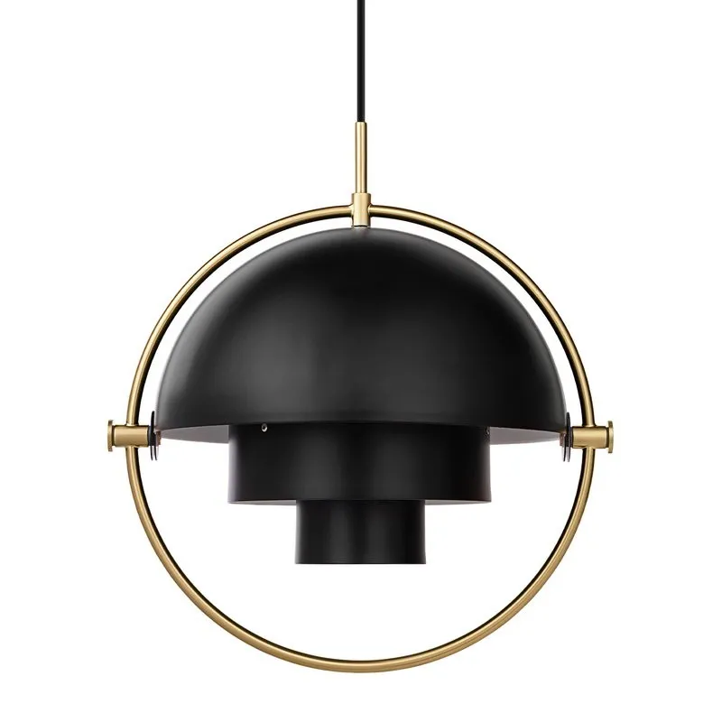 Multi-Lite Pendant Light - Layered Metal Pendant Lamp For Kitchen Island
