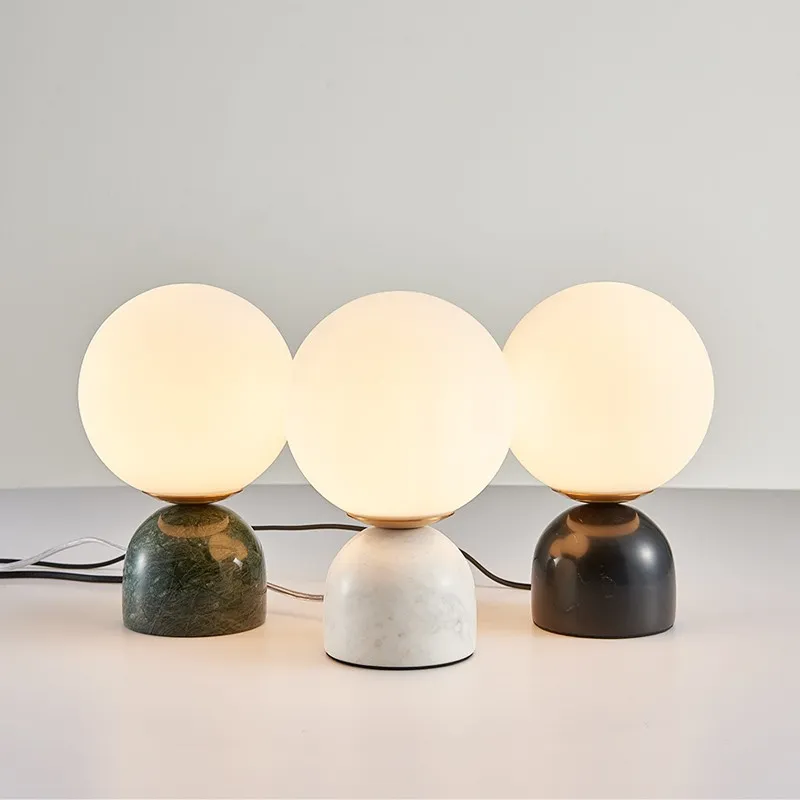 Marble table lamp