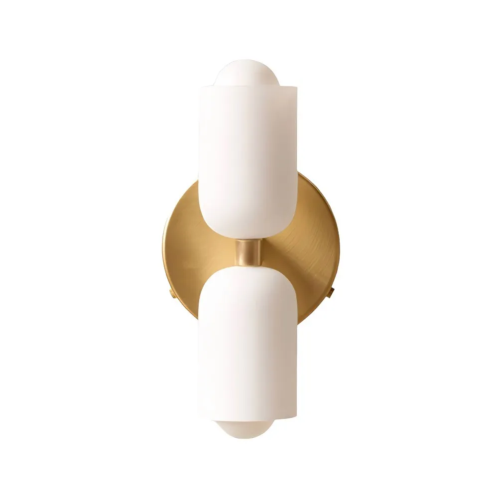 Glass Up Down Wall Sconce