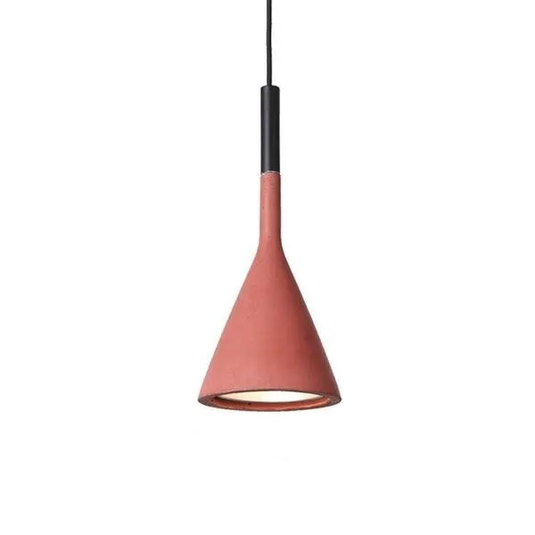 Aplomb Concrete Pendant Lamp - Minimalist Design Lighting for Dining Room and Office