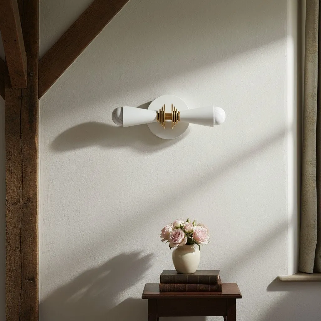 Pyralis Cone Art Deco Wall Light - Multi-Directional Sconce for Vanity or Wall KL1463