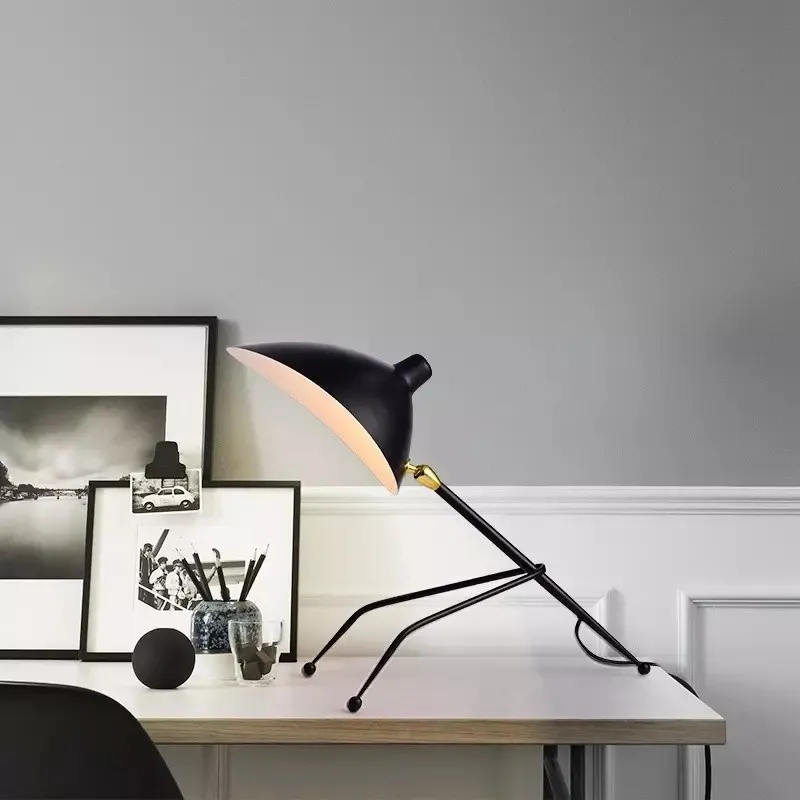 Tripod Metal Table Lamp