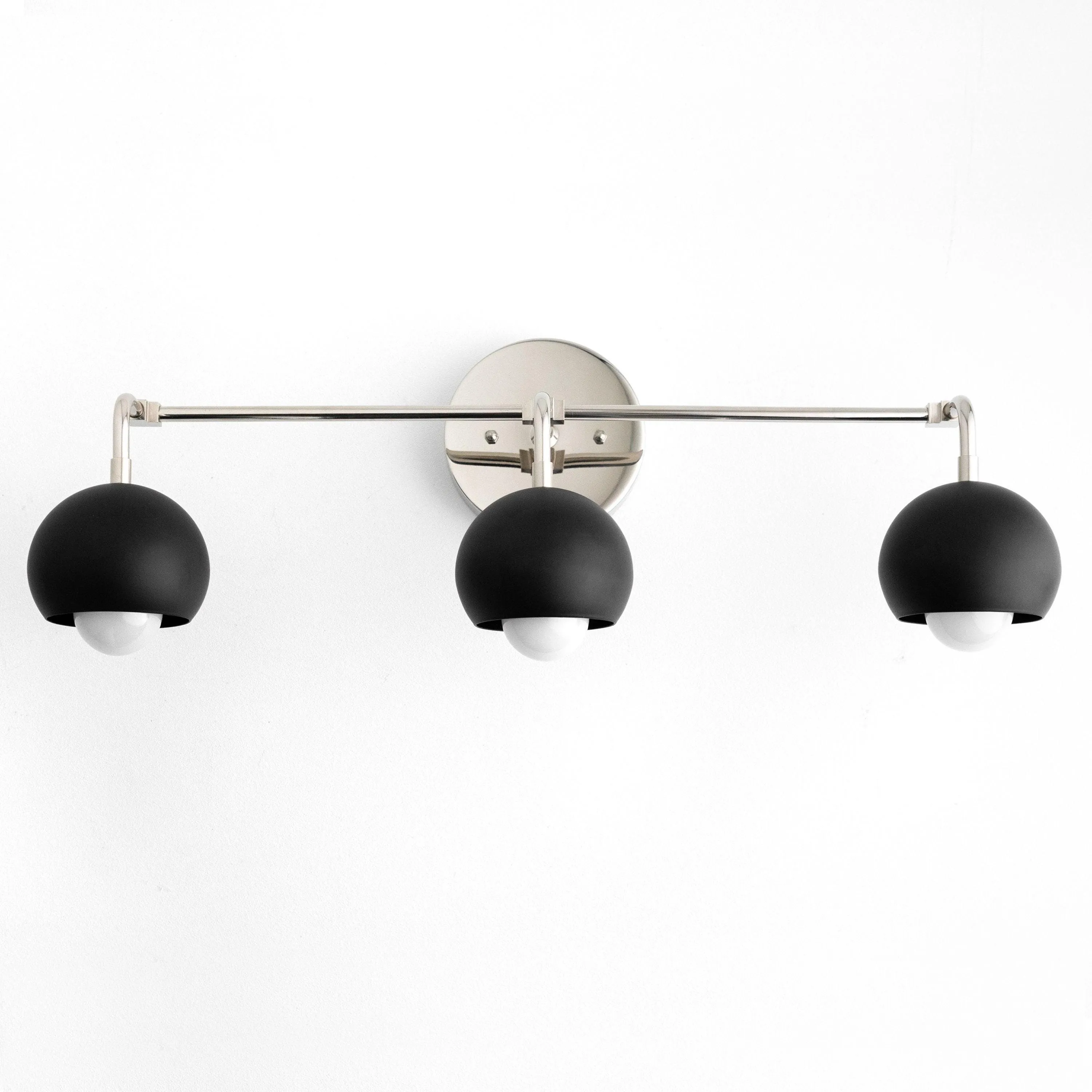 Metio Dome Decorative Vanity Light - Classic Orb Shade Bathroom Wall Lamp KL1424