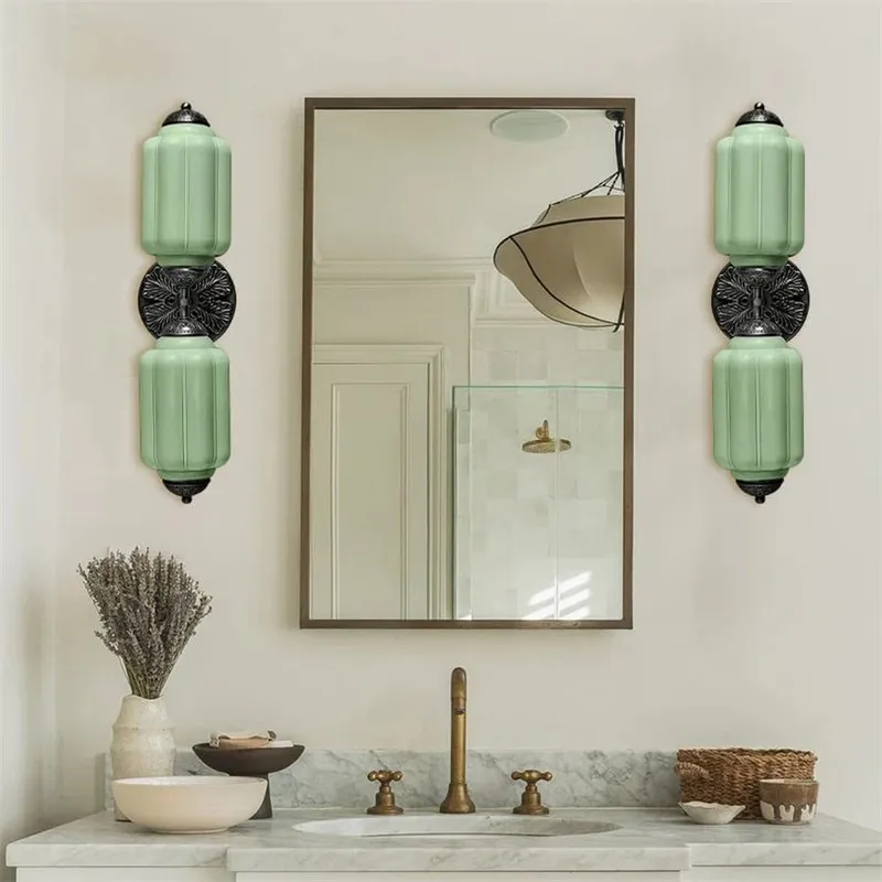 Eloise Pumkin Glass Vanity Sconce KL856