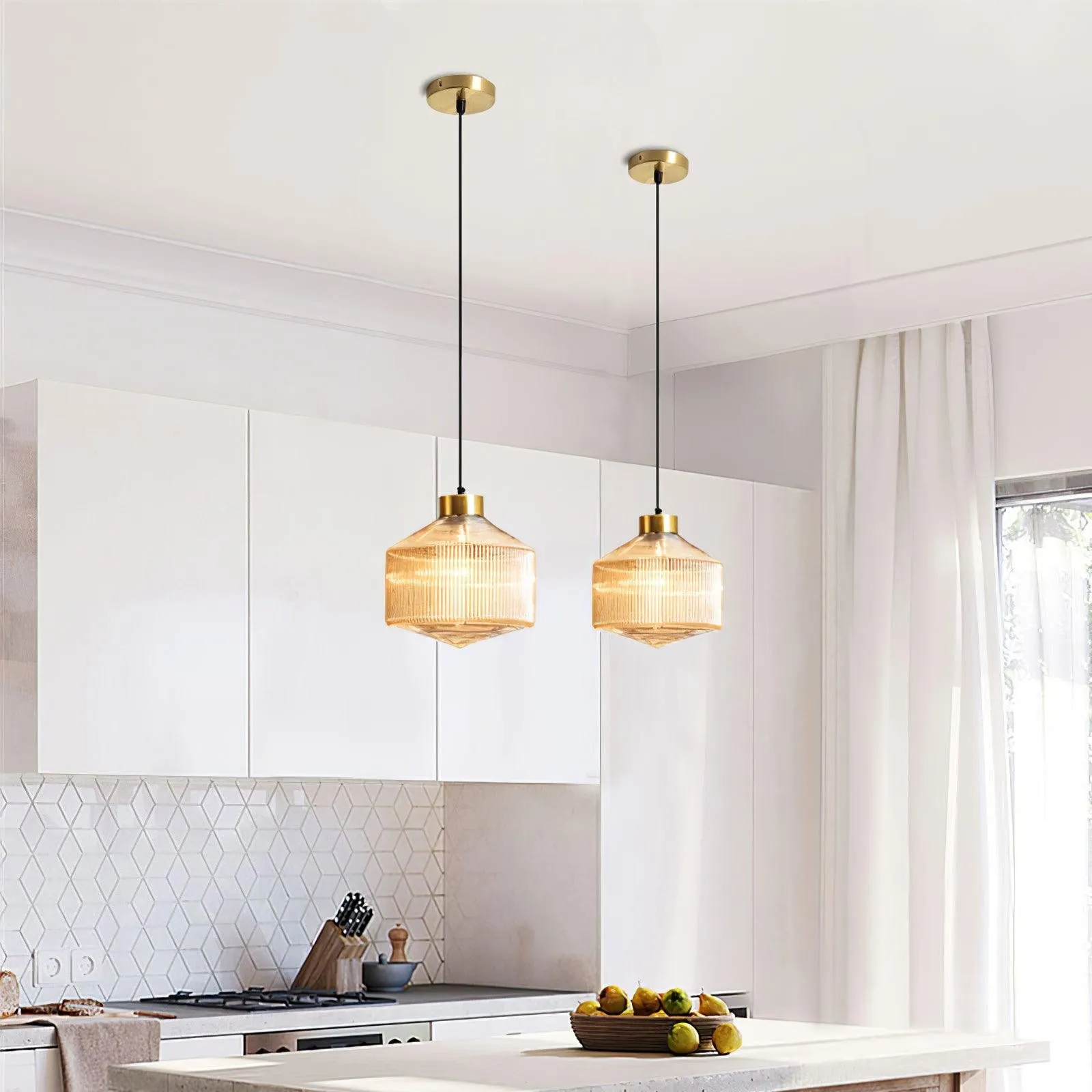 Striped Spinning Top Pendant Light KL665