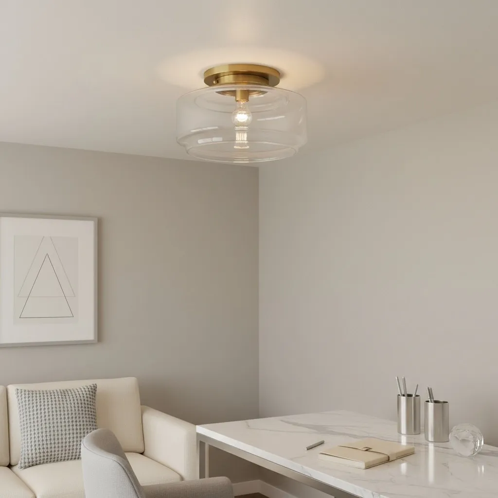Ulavione Round Profile Ceiling Light - Lighting for Living Room or Entryway KL2213