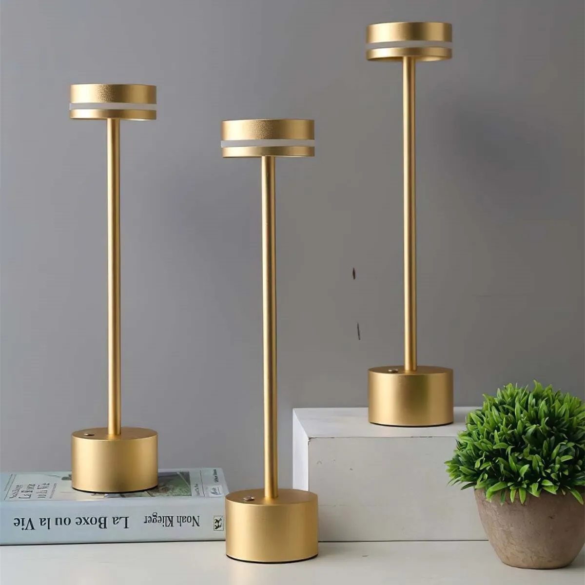 Frisbee Portable Touch Cordless LED Desk Lamp KL43