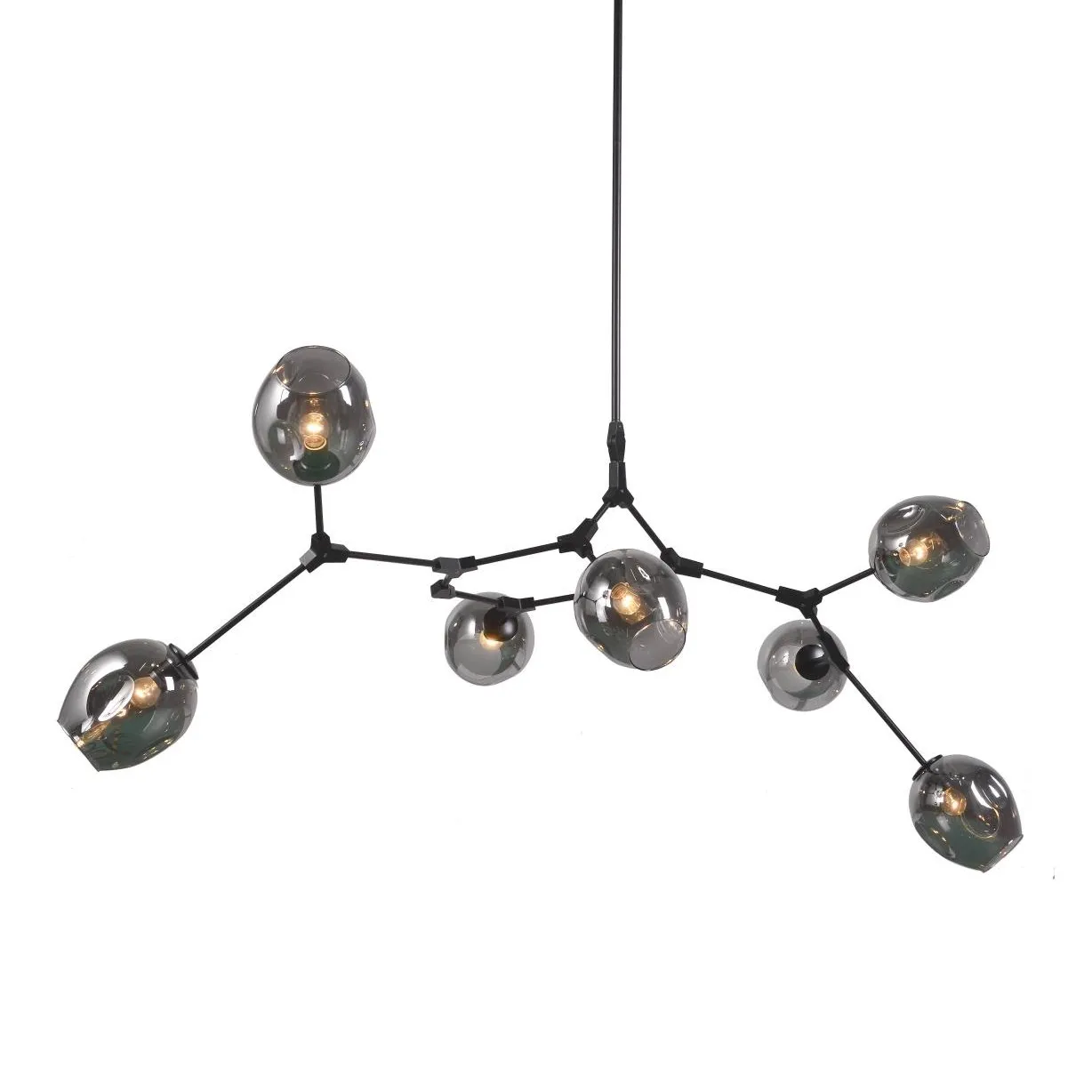 Branching bubble chandelier