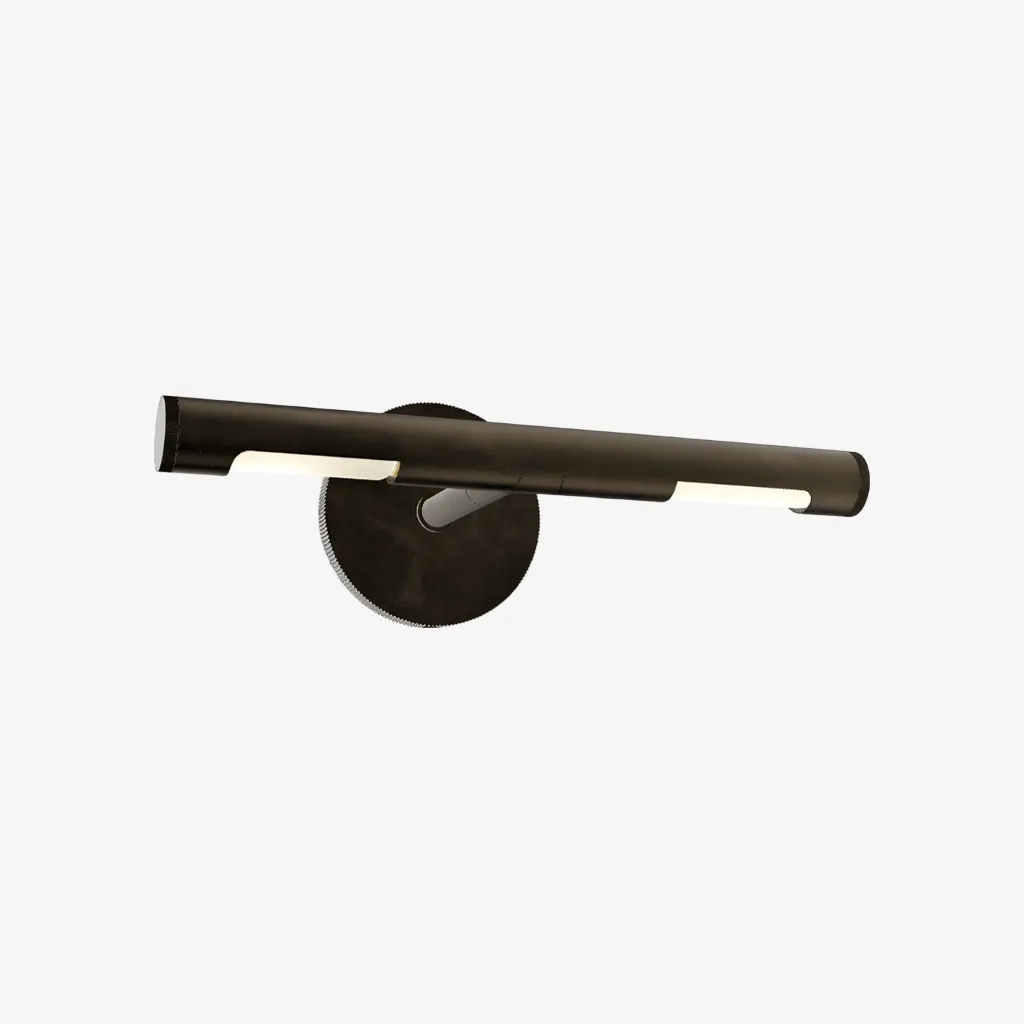 Aurix Wall Mount Art Light - Aged Finish Picture Light for Highlighting Canvases KL2166
