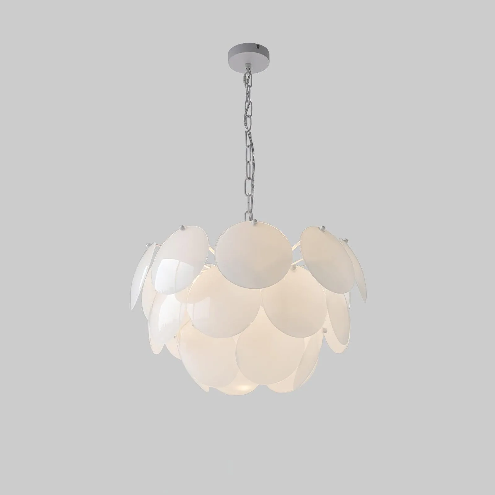 Luxury Fashion Luminous Petal Glass Chandelier KL472