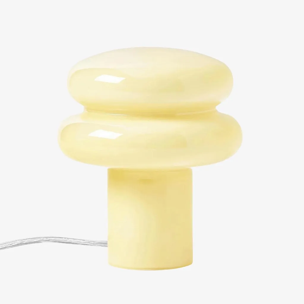 Orra Mushroom Glass Table Lamp - Gentle Colorful Table Light for Relaxing Ambience KL1563