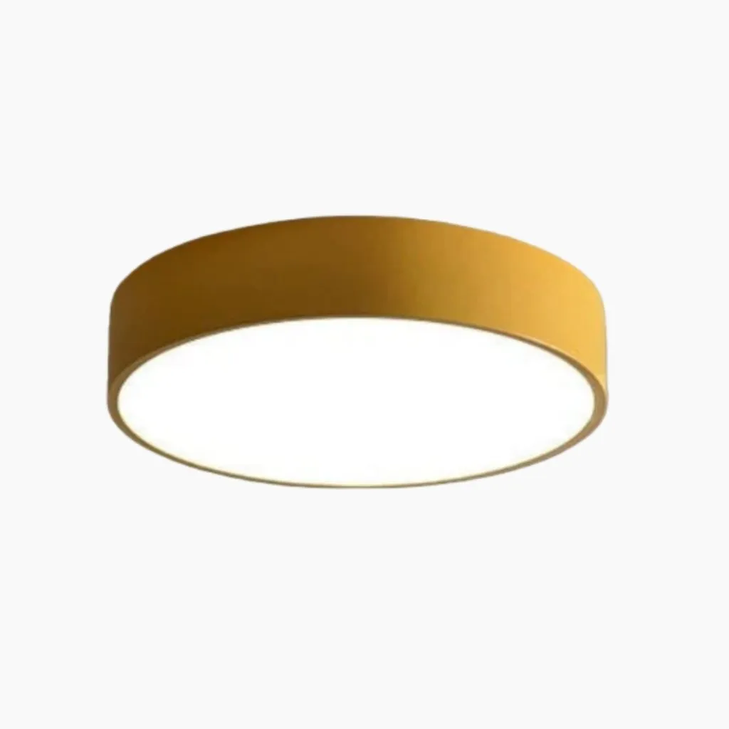 Rondi Minimalist Round LED Ceiling Light - Circular Iron Design for Living Room and Bedroom KL2119