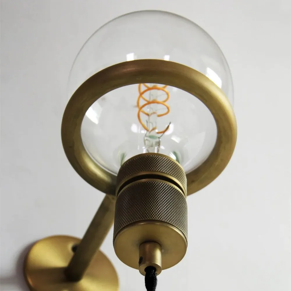 Loop Minimalist Wall Light With Wall Socket
