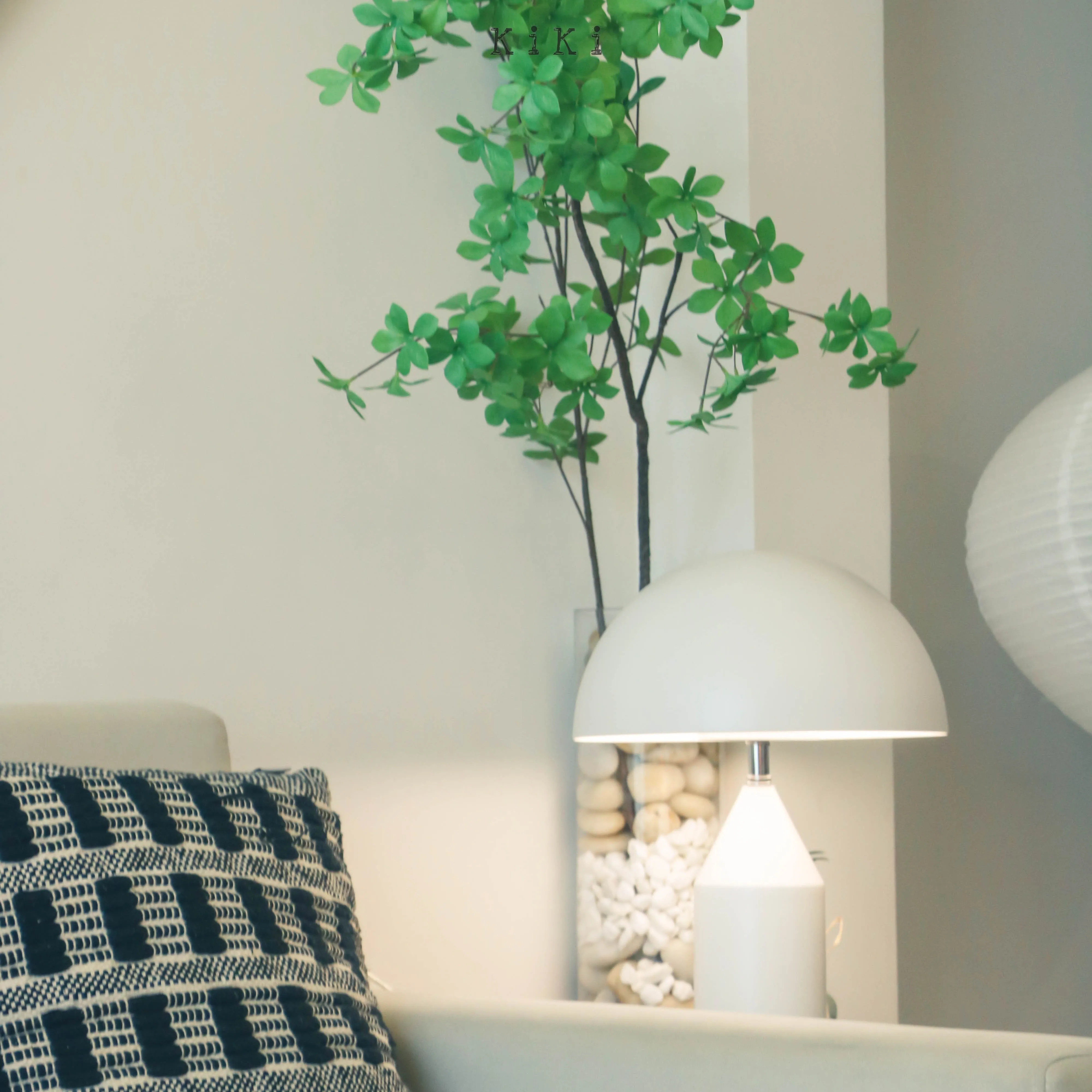 Atollo Metal Table Lamp - Decorative Dome Table Light for Office or Lounge