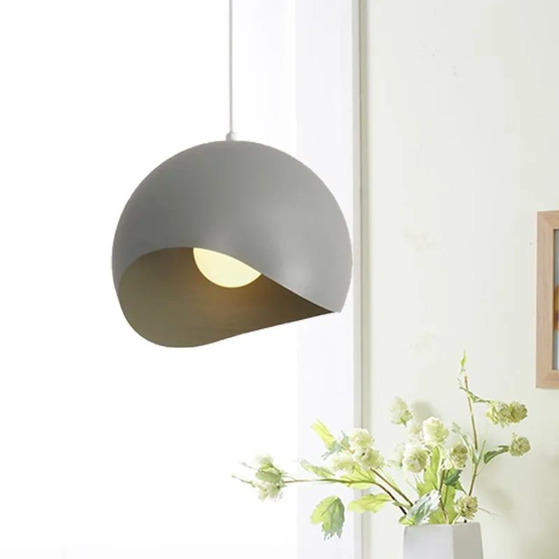 Scandinavian Macaron Eggshell Ball Pendant Light KL96